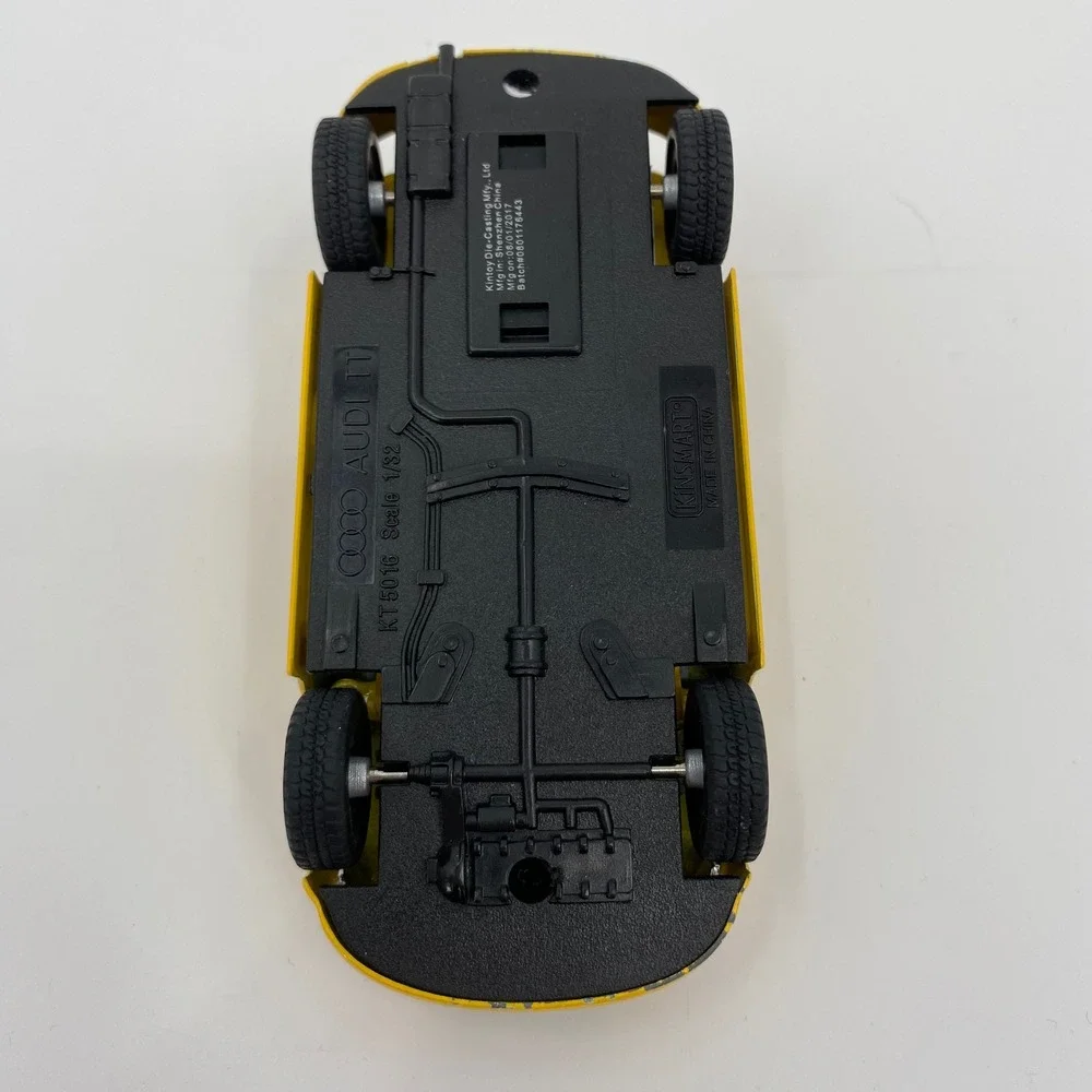Kinsmart‎ Audi TT Coupe Yellow Die-cast Model Car 1/32 Scale KT 5016 5 Inch